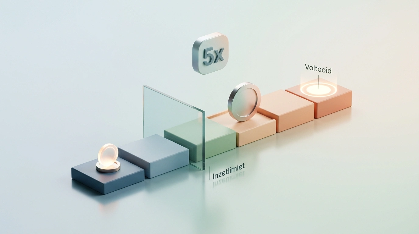 Conceptuele visual van bonus wagering, voortgang en inzetlimiet